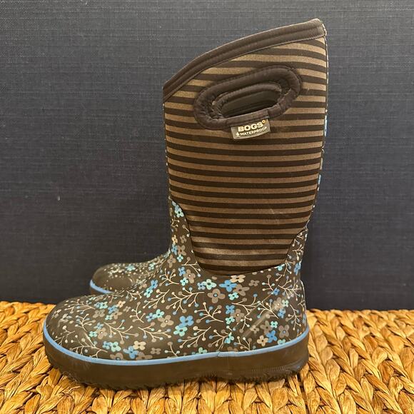 Girls BOGS Boots sz 3 Waterproof Insulated Winter Boots - Picture 3 of 8